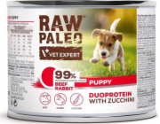VETEXPERT Raw Paleo Duoprotein Beef & Rabbit Puppy - vlhké krmivo pro psy - 200g