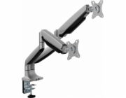 ART Plynový držák na stůl pro 2 LED/LCD monitory 17-35" L-36HD 1-15KG 1xUSB-A 1xUSB-C 3.0 Heavy Duty