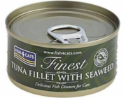 FISH4CATS Tuna fillet with seaweed - mokré krmivo pro kočky - 70g