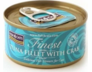 FISH4CATS Tuna fillet with crab - mokré krmivo pro kočky - 70g