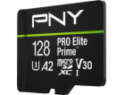 PNY Paměťová karta Elite Prime 128GB microSDXC + SD adapt...