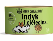 PAKA ZWIERZAKA Turkey with veal - mokré krmivo pro kočky - 200g