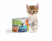 ANIMAL ISLAND Everyday Krůta a kachna pro koťata - mokré krmivo pro kočky - 185g
