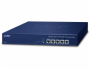 PLANET Enterprise 5-Port router zapojený do sítě Gigabit Ethernet Modrá
