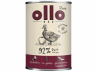 OLLO Pure Duck with apple - vlhké krmivo pro psy - 400g