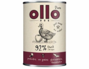 OLLO Pure Duck with apple - vlhké krmivo pro psy - 400g