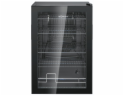 Bomann KSG 7290    schwarz Glastürkühlschrank 84,5cm