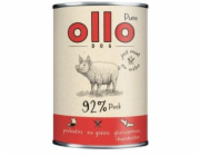 OLLO Pure Pork - vlhké krmivo pro psy - 850g