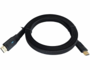 TB Plochý kabel HDMI v 2.1 3m černý