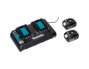 Makita  DLM466PT2 Akku-Rasenmäher 2x18V