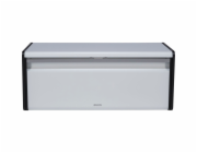 Brabantia Klappbrotkasten Front eckig, weiß