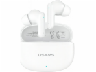 USAMS Bluetooth 6.0 E05 TWS sluchátka bílá