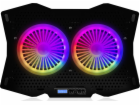 Chladicí podložka pod notebook CF18 RGB SILENT FAN černá