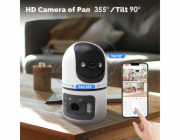 IMMAX NEO LITE SMART Security vnitřní kamera DOUBLE, duální, Wi-Fi, 4MP, 355° 90° P/T, TUYA