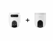 Sada [Ezviz H8c 4G 2K IP kamera pro monitorování + Ezviz H9C WiFi otočná 2K 2v1 (3MP+3MP)]