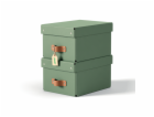 LEITZ úložný box, karton, velikost S, 2 ks zelený