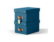 LEITZ úložný box, karton, velikost S, 2 ks námořnická modrá