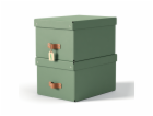 LEITZ úložný box, karton, velikost M, 2 ks zelený