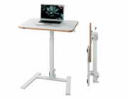 LEITZ výškově nastavitelný skládací ergonomický stůl Ergo, bílý