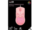 WG - Herní drátová myš WG2 / pink