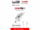 WG - Síťová nabíječka 1x USB-C, PD 20W + kabel Type-C na ...