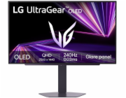 LG monitor 27GX704A-B  27" OLED/2560x1440/0,03ms/16:9/240Hz/ HDMI/ USB/G-SYNC/FreeSync/ VESA