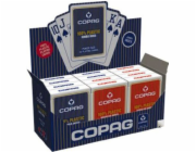 Cartamundi Pokerové karty ze 100% plastu PKJ. Červený balíček, velký index ve 2 rozích.