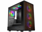 EVOLVEO Panthera, skříň mATX, 6x ARGB ventilátor 120mm, d...