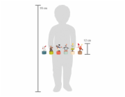 small foot Dřevěná vánoční mačkací figurka 1 ks