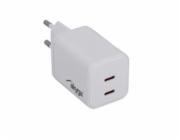 Akyga USB Nabíječka AK-CH-29 2x USB-C PD 5-20V / max. 3A 45W Quick Charge 3.0 GaN