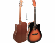 V-TONE VEAG1 CE VS - elektroakustická kytara 4/4, Vintage sunburst