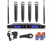 DNA WM4 Vocal Set - sada (bezdrátový mikrofon, 4x ruční vysílač, UHF ozvučovací systém)
