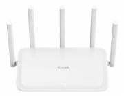 HiLook Powered by HIKVISION/ Wi-Fi 6 router WR-AX18(O-STD)/EU/ IEEE 802.11a/n/ac/ax/ 1800Mbps/ 3x LAN/ 1x WAN/ bílý