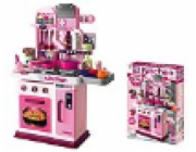 Kuchyňka růžová s příslušenstvím