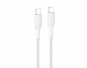 Belkin BOOST CHARGE™ PRO USB-C/USB-C kabel 240W, 1m, bílý - odolný