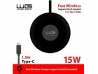 WG - Bezdrátová nabíječka stolní FAST 15W, kulatá stolní,...