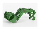 Bruder Čelní nakladač pro traktory John Deere 7R zelený