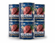 JOHN DOG Berry Adult Beef with blueberries - Mokré krmivo pro psy - 6 x 800 g