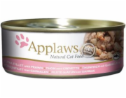 APPLAWS Natural Cat Food Tuna fillet with prawn - mokré krmivo pro kočky - 156g