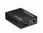 Qoltec Obousměrný převodník médií SWITCH Ethernet 1x RJ45...