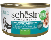SCHESIR Complements Tuna with yellow tail in jelly - mokré krmivo pro kočky - 70g
