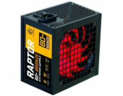 Rebeltec Napájecí zdroj ATX Raptor 800W Bronze 80+, jedna větev, DC-DC. Napájecí zdroj splňuje požadavky standardů 80 PLUS Bronze, stabilní trvalý výkon 800 W - maximální výkon