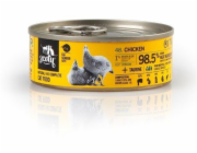 3COTY Chicken with spirulina Senior - mokré krmivo pro kočky - 80g