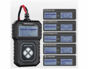 Qoltec Digitální tester baterií s LCD | 12V | AGM | GEL | STD | 30-220Ah