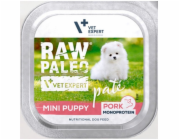 VETEXPERT Raw Paleo Pâte Mini Puppy Pork Mono - vlhké krmivo pro psy - 150g
