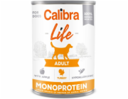 CALIBRA Dog Life Adult Turkey with apples Mono - vlhké krmivo pro psy - 400g