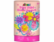 MG DYSTRYBUCJA Kreativní sada Pom Pom Kytice s bambulkami - Květiny