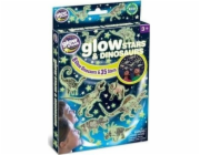 MG DYSTRYBUCJA Brainstorming samolepky Zářící hvězdy a dinosauři