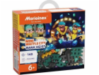MARIOINEX Stavebnice Mini Waffle City Bankovní loupež, 14...