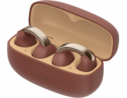 JVC HA-NP1TTU - otevřené sluchátka TWS typu Earcuff, vínová